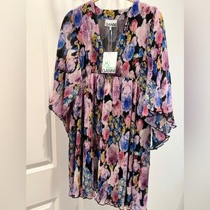 Ganni mini dress.  NWT